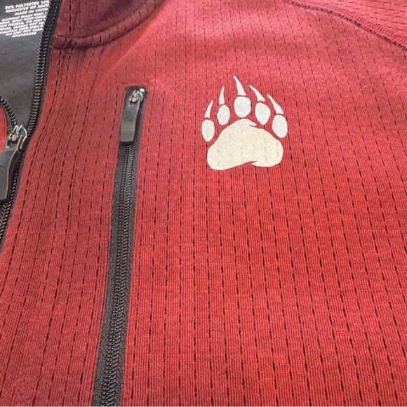 Duluth Trading Co Alaskan Hardgear Men's Maroon Quarter Zip Pullover Size 2XL - Picture 7 of 8